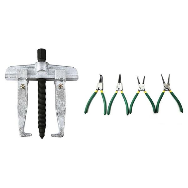 pcs multi-function snap ring pliers clip tool & 1 150mm car two-jaw gear bearing puller storage bags
pcs multi-function snap ring pliers clip tool & 1 150mm car two-jaw gear bearing puller storage bags