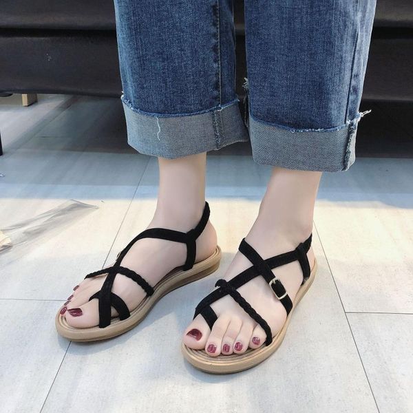 sandals boho women gladiator summer casual beach woman shoes rome flat comfortable, Black
sandals boho women gladiator summer casual beach woman shoes rome flat comfortable, Black