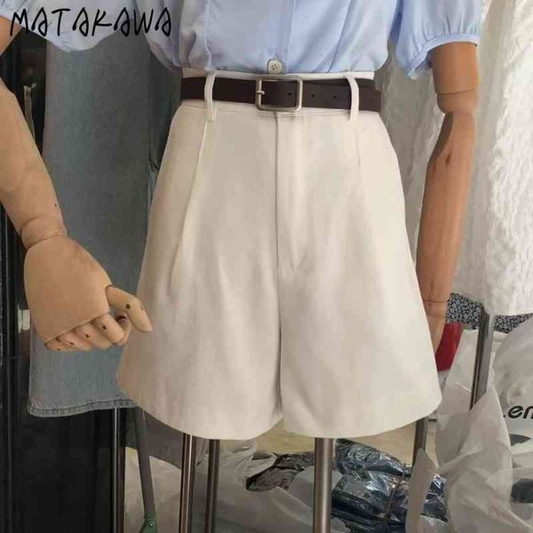 matakawa loose wide leg short pants high waist drape five-point pants straight casual half women pants summer shorts 210513, White;black
matakawa loose wide leg short pants high waist drape five-point pants straight casual half women pants summer shorts 210513, White;black