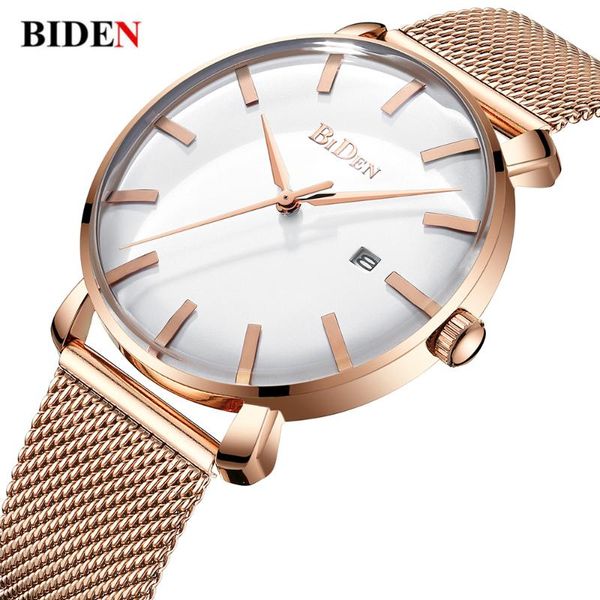 wristwatches biden watch quartz man brand fashion clock rose gold mens watches waterproof creative design male, Slivery;brown
wristwatches biden watch quartz man brand fashion clock rose gold mens watches waterproof creative design male, Slivery;brown