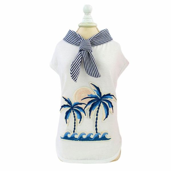 dog apparel pet clothes t-shirt clothing spring and summer 19 coconut tree embroidery vest
dog apparel pet clothes t-shirt clothing spring and summer 19 coconut tree embroidery vest