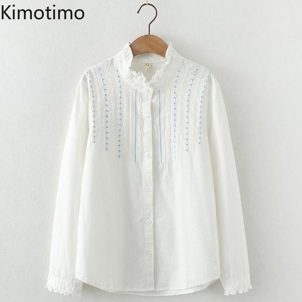 kimotimo sweet shirt blouse long sleeve embroidery fall for women office lady vintage korean chic casual women's blouses & shirts, White
kimotimo sweet shirt blouse long sleeve embroidery fall for women office lady vintage korean chic casual women's blouses & shirts, White