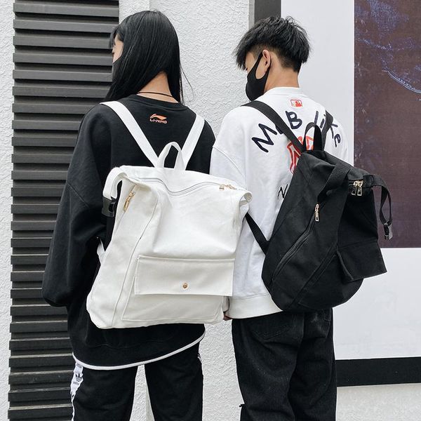 backpack women and men fashion travel bagpack canvas backbags black white shoulder bag school bags for teenage girls boy
backpack women and men fashion travel bagpack canvas backbags black white shoulder bag school bags for teenage girls boy