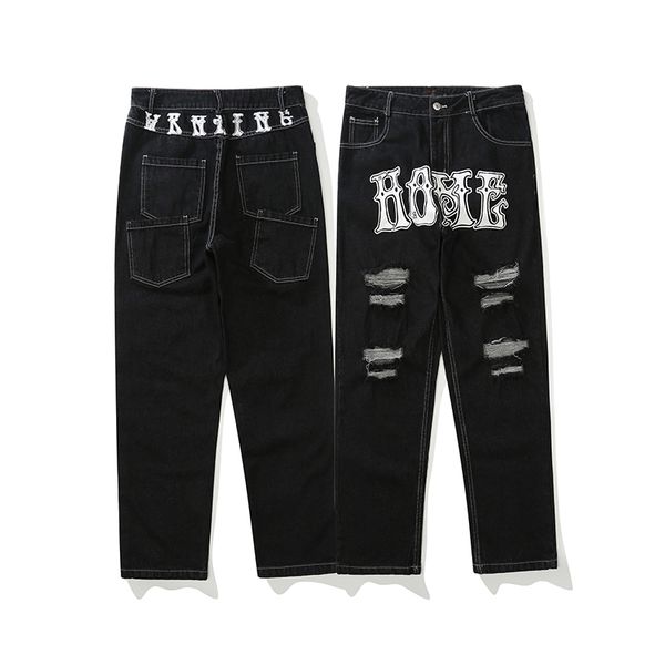 letter patchwork streetwear mens jeans pants oversized straight black casual denim trousers, Blue
letter patchwork streetwear mens jeans pants oversized straight black casual denim trousers, Blue