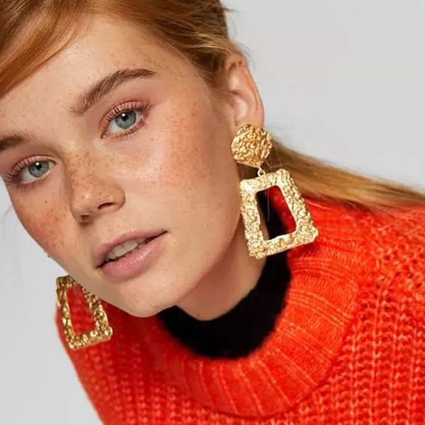 zhini big size dangle earrings for women fashion trend statement geometric shape earring christmas gifts & chandelier, Silver
zhini big size dangle earrings for women fashion trend statement geometric shape earring christmas gifts & chandelier, Silver