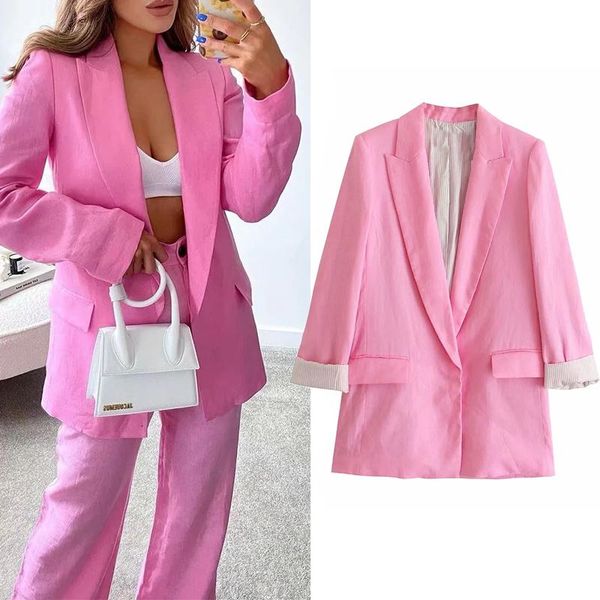 women's suits & blazers sets women 2022 summer two piece soild set blazer suit coat and high waist pants woman outfits, White;black
women's suits & blazers sets women 2022 summer two piece soild set blazer suit coat and high waist pants woman outfits, White;black