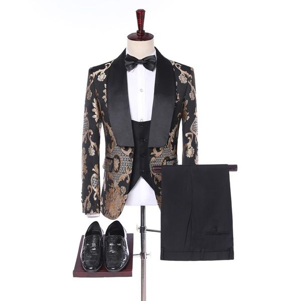 men's suits & blazers costume homme 3 pieces men suit set 2022 real po designs black floral formal groom wedding dress tailor made, White;black
men's suits & blazers costume homme 3 pieces men suit set 2022 real po designs black floral formal groom wedding dress tailor made, White;black