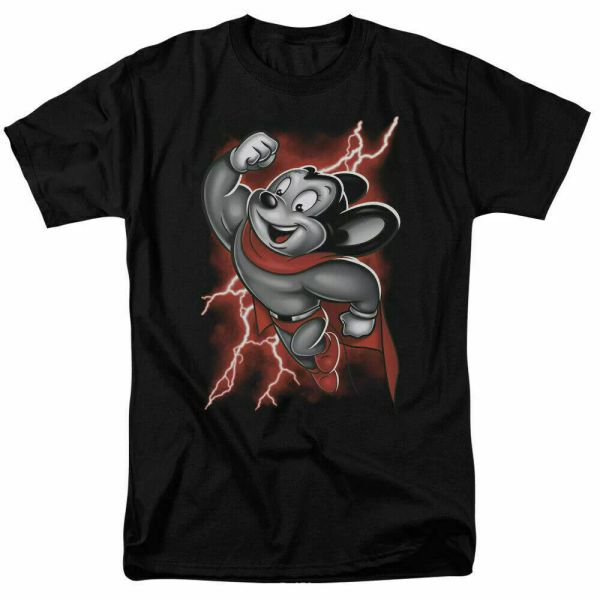 Mighty Mouse Mighty Storm T Shirt Mens Licensed Cartoon Merchandise Black, White;black
Mighty Mouse Mighty Storm T Shirt Mens Licensed Cartoon Merchandise Black, White;black