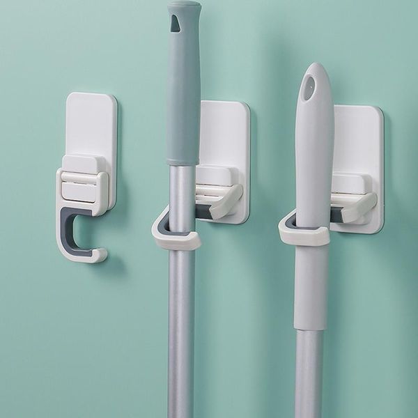 hooks & rails broom mop holder wall mount self-adhesive no trace hanger organizer garage kitchen bathroom storage multi-purpose hook
hooks & rails broom mop holder wall mount self-adhesive no trace hanger organizer garage kitchen bathroom storage multi-purpose hook