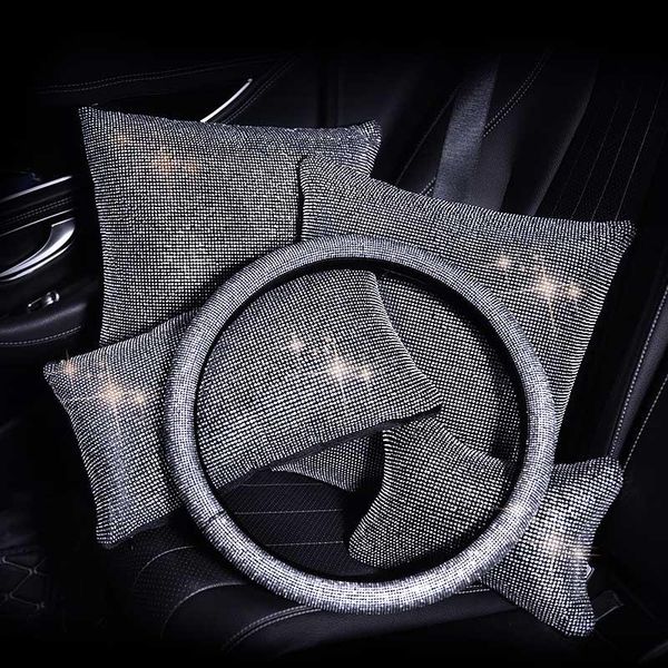 interior decorations rhinestones crystal car seat belt cover pad neck pillow waist support diamond steering wheel accessories women
interior decorations rhinestones crystal car seat belt cover pad neck pillow waist support diamond steering wheel accessories women