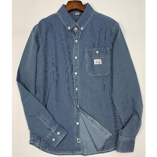 men's jackets stripe shirt denim trend loose tooling casual coat 8020, Black;brown
men's jackets stripe shirt denim trend loose tooling casual coat 8020, Black;brown