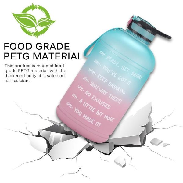 cycling running sports water bottle 3.78l outdoor travel activities large gym cup grade petg material drinkware bucket
cycling running sports water bottle 3.78l outdoor travel activities large gym cup grade petg material drinkware bucket