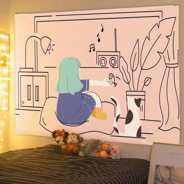 tapestries tapestry background cloth bedroom dormitory cute fashion cartoon room decoration bedside wall
tapestries tapestry background cloth bedroom dormitory cute fashion cartoon room decoration bedside wall