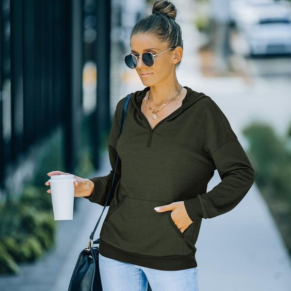 women's hoodies & sweatshirts solid oversized women clothing blouses bottoming long sleeve loose pocket sweatshirt girl casual pullove, Black
women's hoodies & sweatshirts solid oversized women clothing blouses bottoming long sleeve loose pocket sweatshirt girl casual pullove, Black
