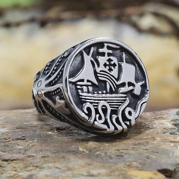 vintage gothic mens stainless steel viking rings unique ocs tentacle pirate ship ring norse amulet jewelry size 7-15 cluster, Golden;silver
vintage gothic mens stainless steel viking rings unique ocs tentacle pirate ship ring norse amulet jewelry size 7-15 cluster, Golden;silver