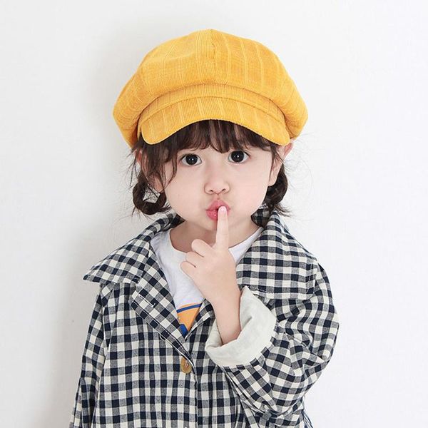 children girls sombrero kerstmis autumn winter plaid beret octagonal baker hats for kids french berets painter female cap caps &, Yellow
children girls sombrero kerstmis autumn winter plaid beret octagonal baker hats for kids french berets painter female cap caps &, Yellow