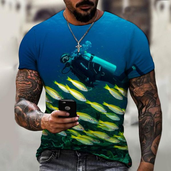 men's t-shirts kyck brand shirt 3d printing t-shirt underwater world ocean diving fish atlantis fashion trend loose oversized, White;black
men's t-shirts kyck brand shirt 3d printing t-shirt underwater world ocean diving fish atlantis fashion trend loose oversized, White;black