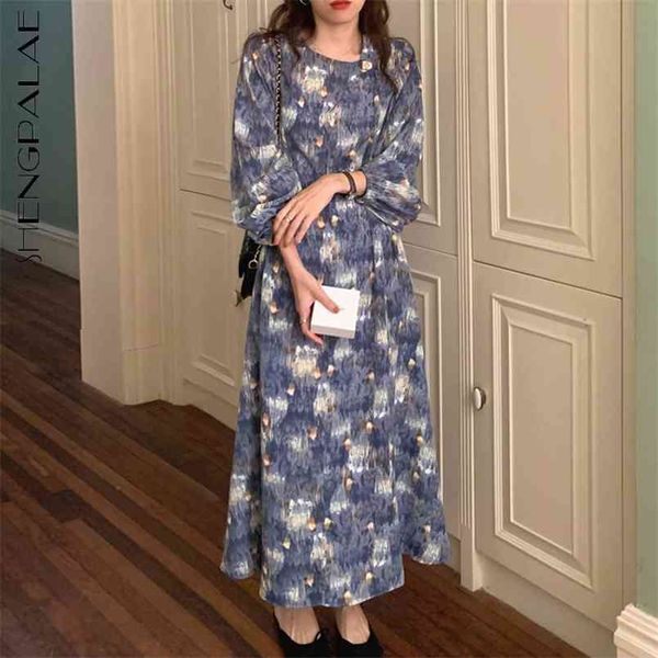 shengpllae elegant printed dress women's spring round neck slim pleated waist long puff sleeve mid-calf dresses 5c443 210427, White
shengpllae elegant printed dress women's spring round neck slim pleated waist long puff sleeve mid-calf dresses 5c443 210427, White