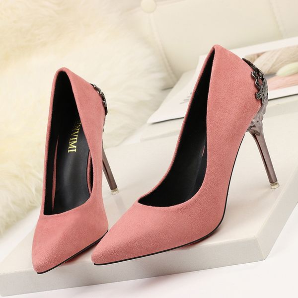 shallow mouth super .cm high heel suede wedding shoes temperament womens shoes boots children pointed high heels1, Black
shallow mouth super .cm high heel suede wedding shoes temperament womens shoes boots children pointed high heels1, Black