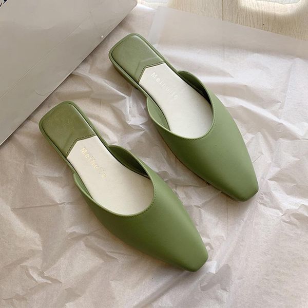 slippers black green mules shoes women 2021 summer elegant fashion flat outdoor khaki brown leather designer casual slides
slippers black green mules shoes women 2021 summer elegant fashion flat outdoor khaki brown leather designer casual slides