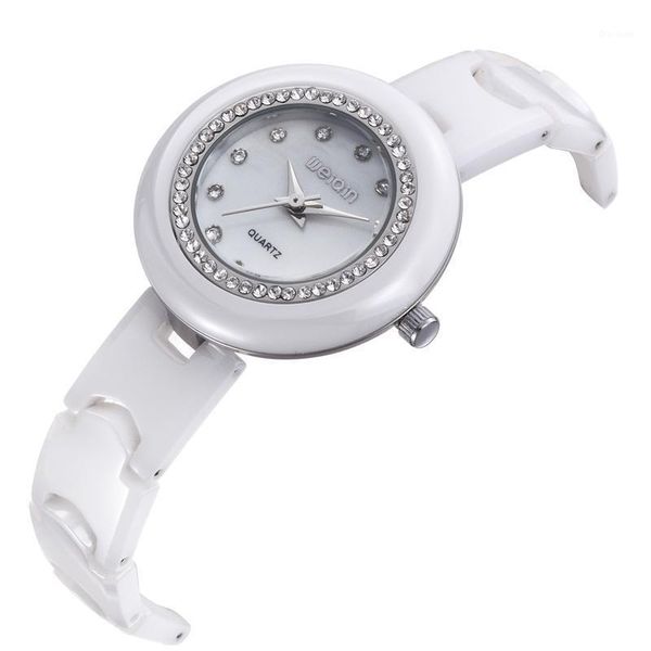 women's watches fashion ladies watch casual business lady rhinestone elegant ceramic quartz montre femm wristwatches, Slivery;brown
women's watches fashion ladies watch casual business lady rhinestone elegant ceramic quartz montre femm wristwatches, Slivery;brown