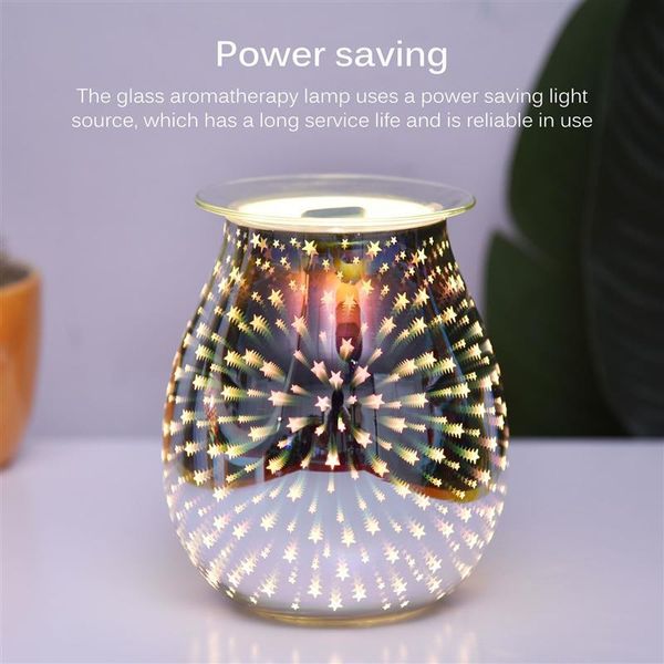 fragrance lamps 3d glass firework night light electric essential aroma oil wax melt incense burner lamp home decoration valentine day gift 
fragrance lamps 3d glass firework night light electric essential aroma oil wax melt incense burner lamp home decoration valentine day gift