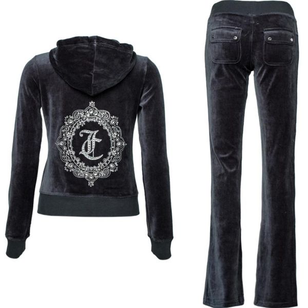 women's two piece pants spring/fall/winter brand velvet fabric tracksuits velour, White
women's two piece pants spring/fall/winter brand velvet fabric tracksuits velour, White