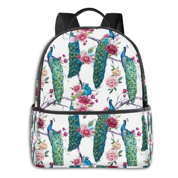 backpack girls boys fashion women college school bagpack peacock and flowers travel shoulder bags for teenage 2021
backpack girls boys fashion women college school bagpack peacock and flowers travel shoulder bags for teenage 2021