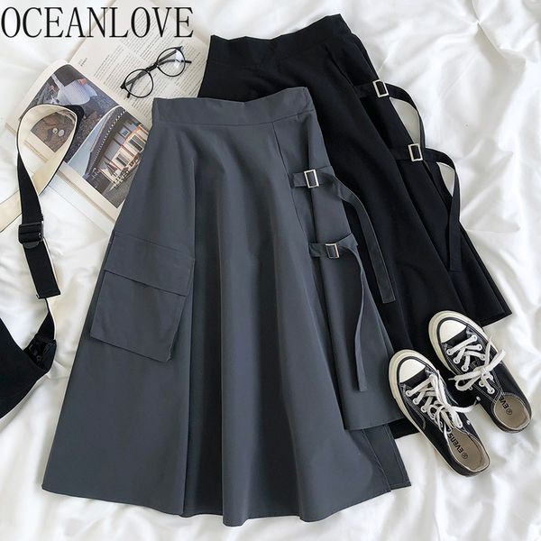 a-line solid women pockets streetwear vintage spring long skirts high waist student faldas fashion 15615 210415, Black
a-line solid women pockets streetwear vintage spring long skirts high waist student faldas fashion 15615 210415, Black
