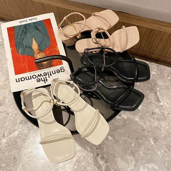 sandals 2021 summer luxury female shoe clear heels fashion girls outside beige comfort high block retro low buckle strap sol, Black
sandals 2021 summer luxury female shoe clear heels fashion girls outside beige comfort high block retro low buckle strap sol, Black