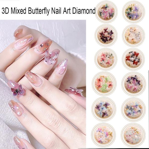 box 3d rhinestones mixed butterfly nail art flower pearl diamond jewelry holographic decorations1, Black
box 3d rhinestones mixed butterfly nail art flower pearl diamond jewelry holographic decorations1, Black