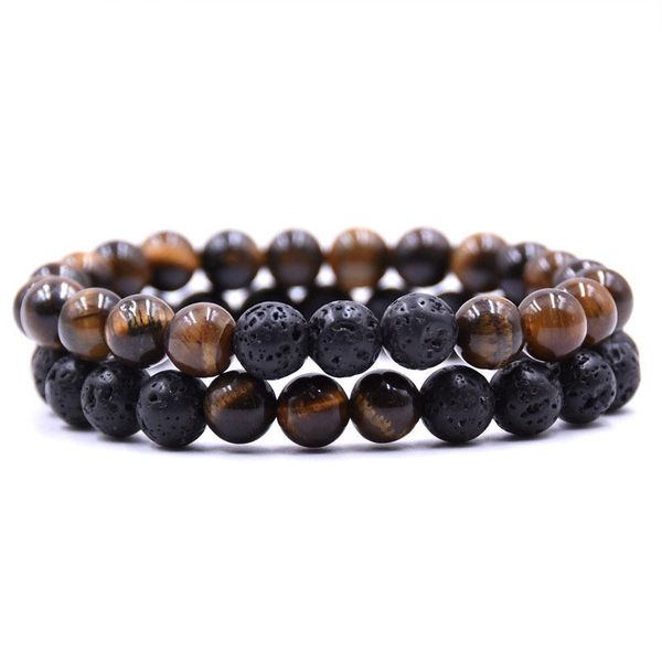 fashion couple natural stone reiki beads charm bracelet sets men jewelry 8mm lava bead healing elastic bracelets for women, Golden;silver
fashion couple natural stone reiki beads charm bracelet sets men jewelry 8mm lava bead healing elastic bracelets for women, Golden;silver