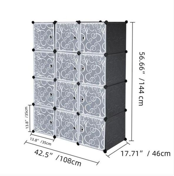 2022 boxes & bins cube storage 12-cube closet shelves organizer diy cabinet with door
2022 boxes & bins cube storage 12-cube closet shelves organizer diy cabinet with door