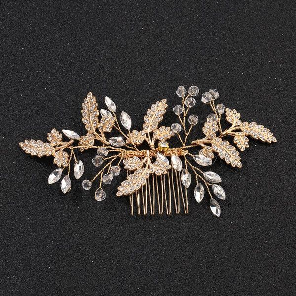 hair clips & barrettes women side combs leaves shaped glass bridal glittery alloy accessories for bride wedding co, Golden;silver
hair clips & barrettes women side combs leaves shaped glass bridal glittery alloy accessories for bride wedding co, Golden;silver