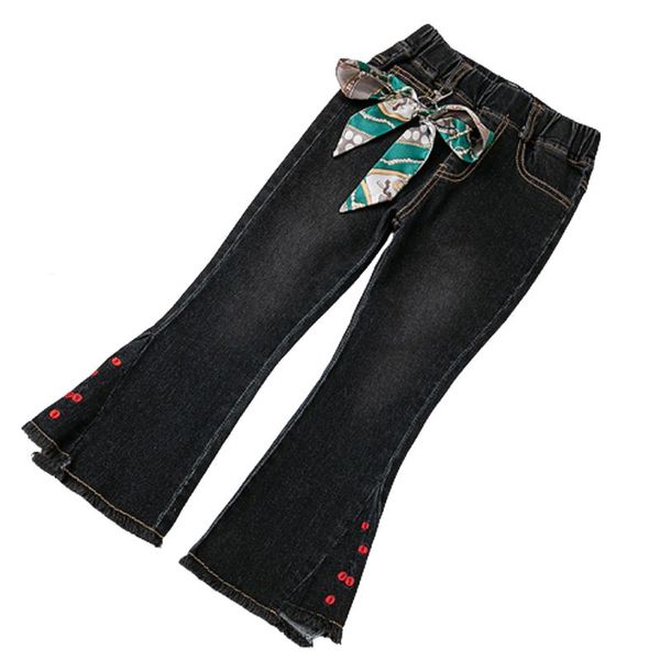 fashion girl jeans baby flared pants spring and autumn children's wide leg black, Blue
fashion girl jeans baby flared pants spring and autumn children's wide leg black, Blue