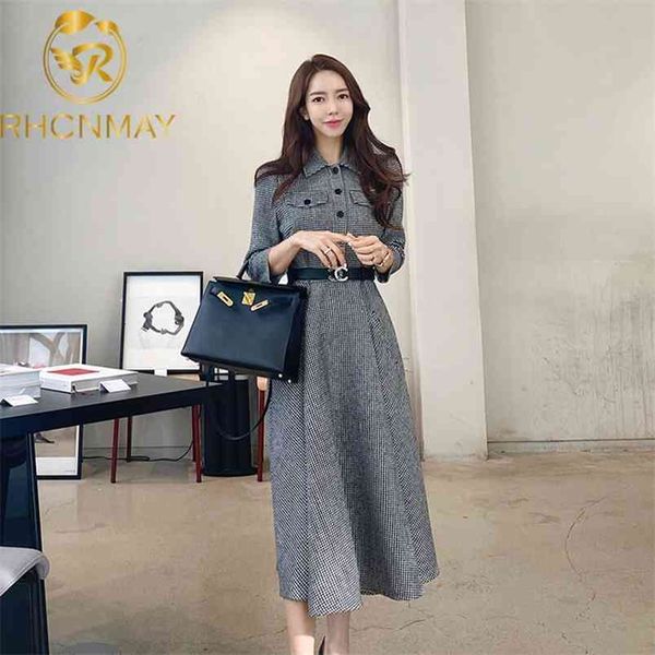 winter korean temperament grace casual single breasted gird your waist slim lattice dress lapel pencil dress 210506, Black;gray
winter korean temperament grace casual single breasted gird your waist slim lattice dress lapel pencil dress 210506, Black;gray