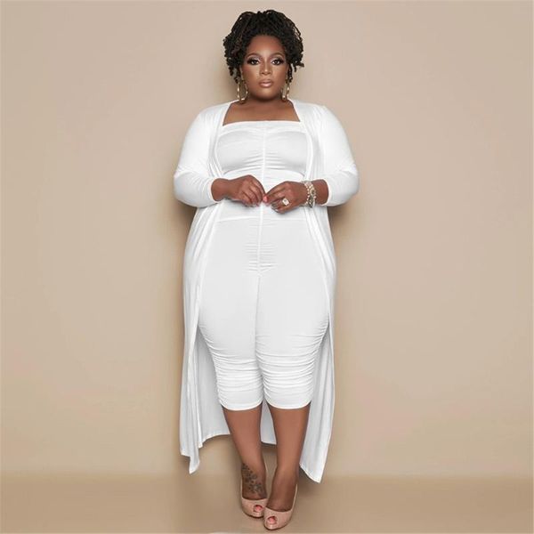 plus size tracksuits jumpsuits sets 4xl for women strapless jumpsuit long sleeve coat solid color street wear clothing wholesale
plus size tracksuits jumpsuits sets 4xl for women strapless jumpsuit long sleeve coat solid color street wear clothing wholesale