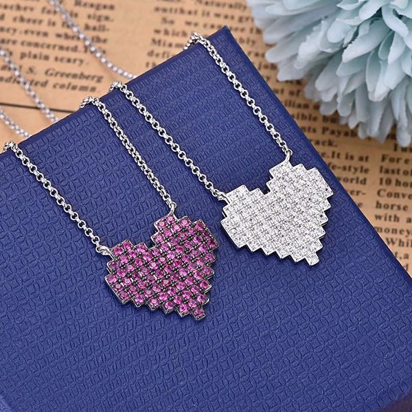 chains cute sweet heart pendant necklace for women crystal love statement zircon collares zk30, Silver
chains cute sweet heart pendant necklace for women crystal love statement zircon collares zk30, Silver