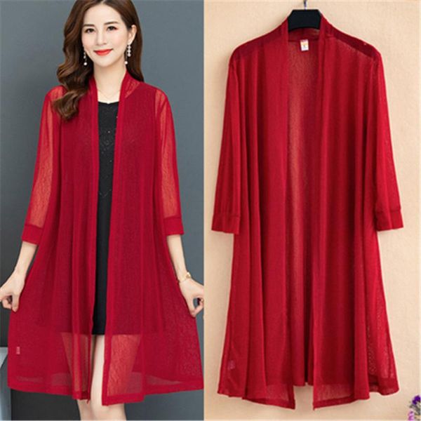 women's knits & tees 2021 summer autumn long cardigan women plus size 4xl solid color female cardigans loose coat jacket ladies shawl o, White
women's knits & tees 2021 summer autumn long cardigan women plus size 4xl solid color female cardigans loose coat jacket ladies shawl o, White