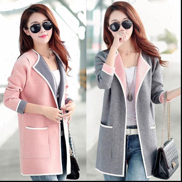 spring autumn korean slim jacket women sweater fashion joker medium length long sleeve cardigan large size 4xl, White;black
spring autumn korean slim jacket women sweater fashion joker medium length long sleeve cardigan large size 4xl, White;black