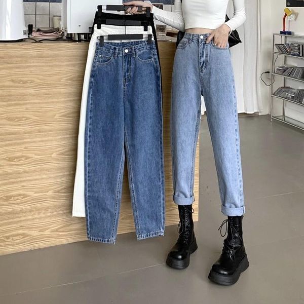 women's jeans spring and autumn 2021 high waist slim versatile loose straight wide leg harlan pants, Blue
women's jeans spring and autumn 2021 high waist slim versatile loose straight wide leg harlan pants, Blue