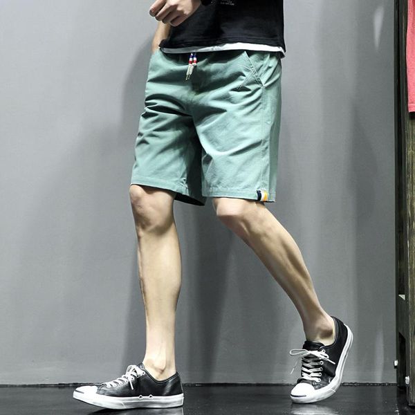 men's shorts long heng summer large size loose casual sweatpants, White;black