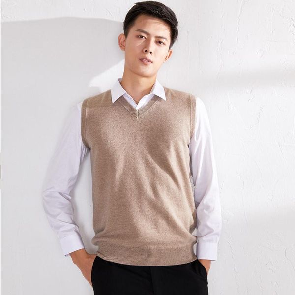 men' tank 2021 men autum winter fashion knitted sleeveless vest male pullover tanks mens casual sweaters clothes waistcoat w687, White;black
men' tank 2021 men autum winter fashion knitted sleeveless vest male pullover tanks mens casual sweaters clothes waistcoat w687, White;black