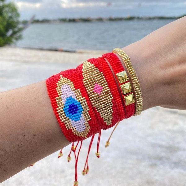 charm bracelets rttooas evil eye miyuki bracelet bohemian ladies fashion exquisite jewelry set handwoven rope friendship gift wholesale, Golden;silver
charm bracelets rttooas evil eye miyuki bracelet bohemian ladies fashion exquisite jewelry set handwoven rope friendship gift wholesale, Golden;silver