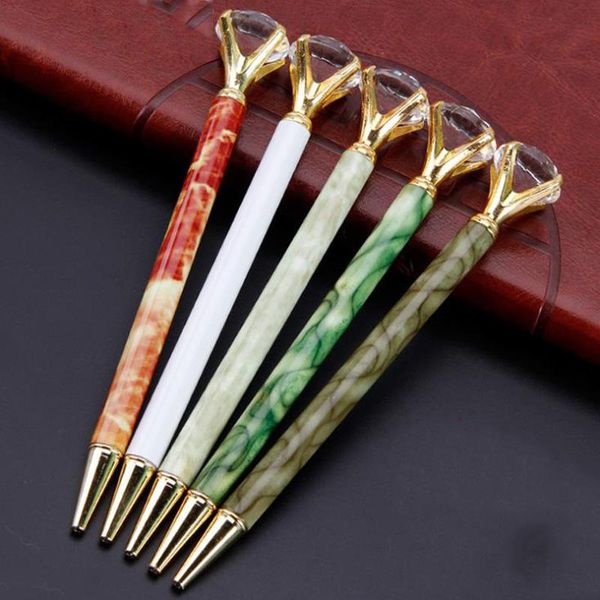 ballpoint pens 10pcs/ lot crystal marbling pen fashion large diamond ball material office and school supplies as luxury gift, Blue;orange
ballpoint pens 10pcs/ lot crystal marbling pen fashion large diamond ball material office and school supplies as luxury gift, Blue;orange