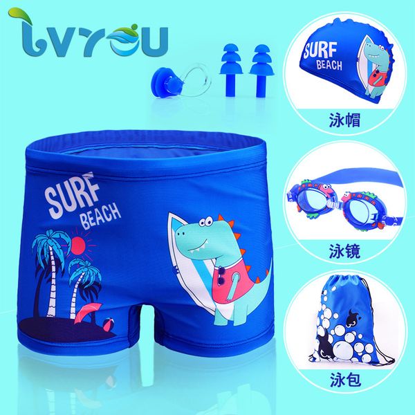 green swim boys' split body small middle large children's trunks suit students' spring swimming, Blue
green swim boys' split body small middle large children's trunks suit students' spring swimming, Blue