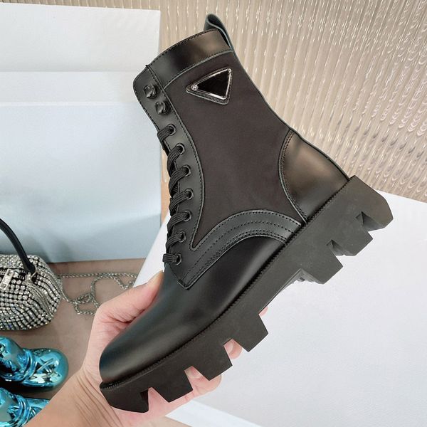 designer beige platform boots leather lace-up shoes combat boot chains buckle low heel martin booties ankle luxury shoe size35-41, Black
designer beige platform boots leather lace-up shoes combat boot chains buckle low heel martin booties ankle luxury shoe size35-41, Black