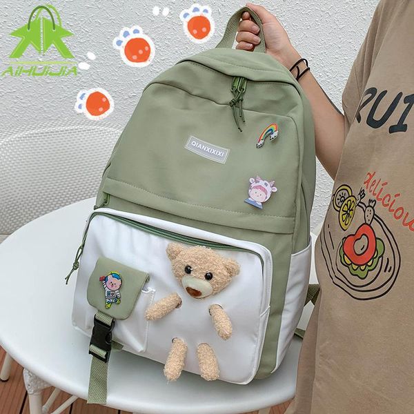 school bags fashion nylon lapbackpack women kawaii ragdoll rucksack shoulder bag for teenager college student
school bags fashion nylon lapbackpack women kawaii ragdoll rucksack shoulder bag for teenager college student