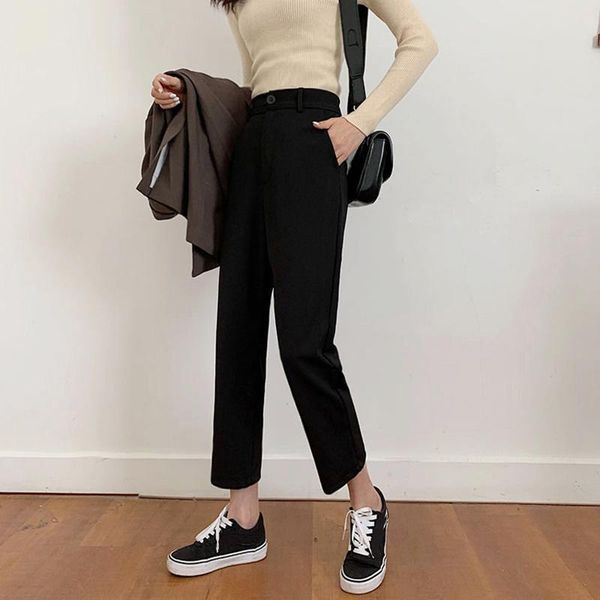 women's pants & capris real s cost-effective ankle-length suit 2021 autumn, Black;white
women's pants & capris real s cost-effective ankle-length suit 2021 autumn, Black;white