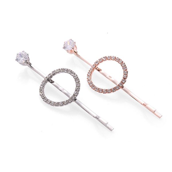simple clip rhinestone hairpin with zircon circle hairpin ornament, Golden;silver
simple clip rhinestone hairpin with zircon circle hairpin ornament, Golden;silver